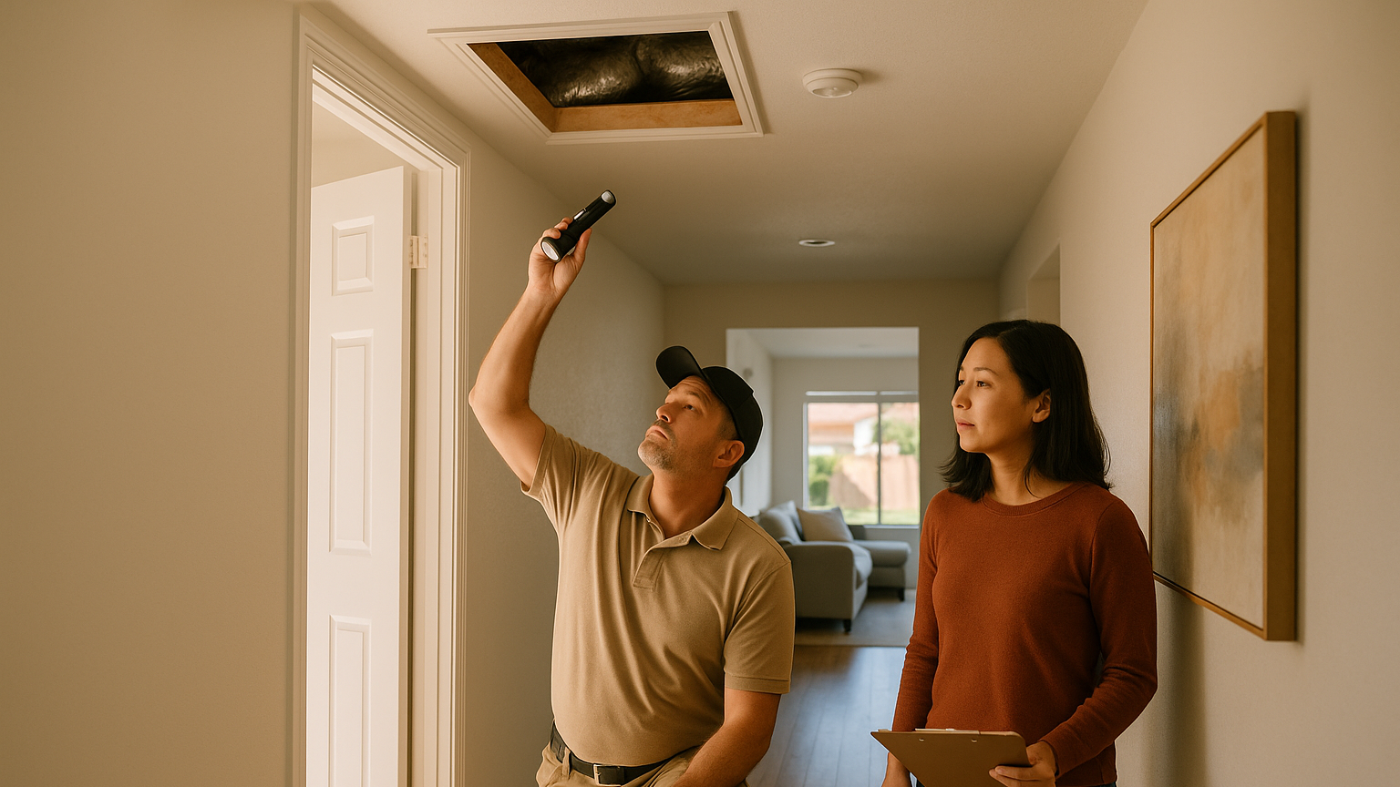 residential home inspection illustrating Corona seller guide: how to prepare for a competitive listing: questions buyers ask for DANIEL AMINI and Advent Manor Real Estate.