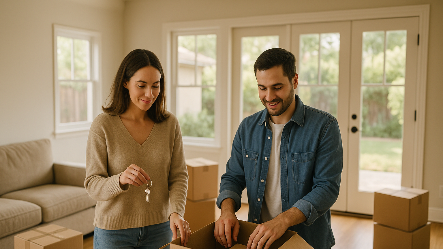 household moving into a home illustrating La Verne relocation guide for Inland Empire homebuyers: seller and market update for DANIEL AMINI and Advent Manor Real Estate.