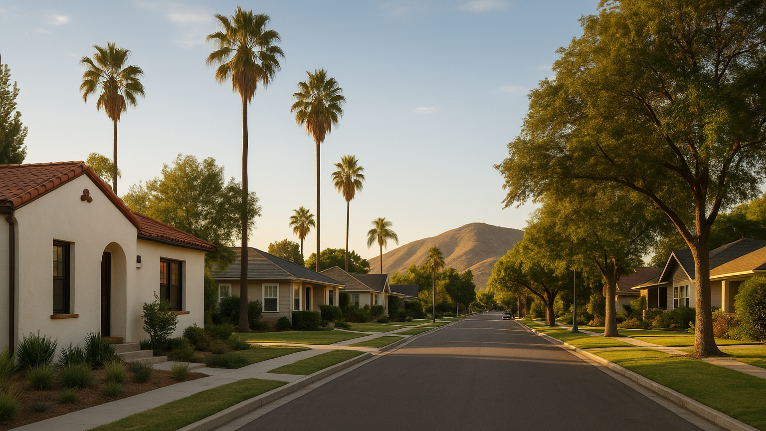 Southern California residential neighborhood scene illustrating Riverside neighborhood comparison guide for Inland Empire buyers: questions buyers ask for DANIEL AMINI and Advent Manor Real Estate.