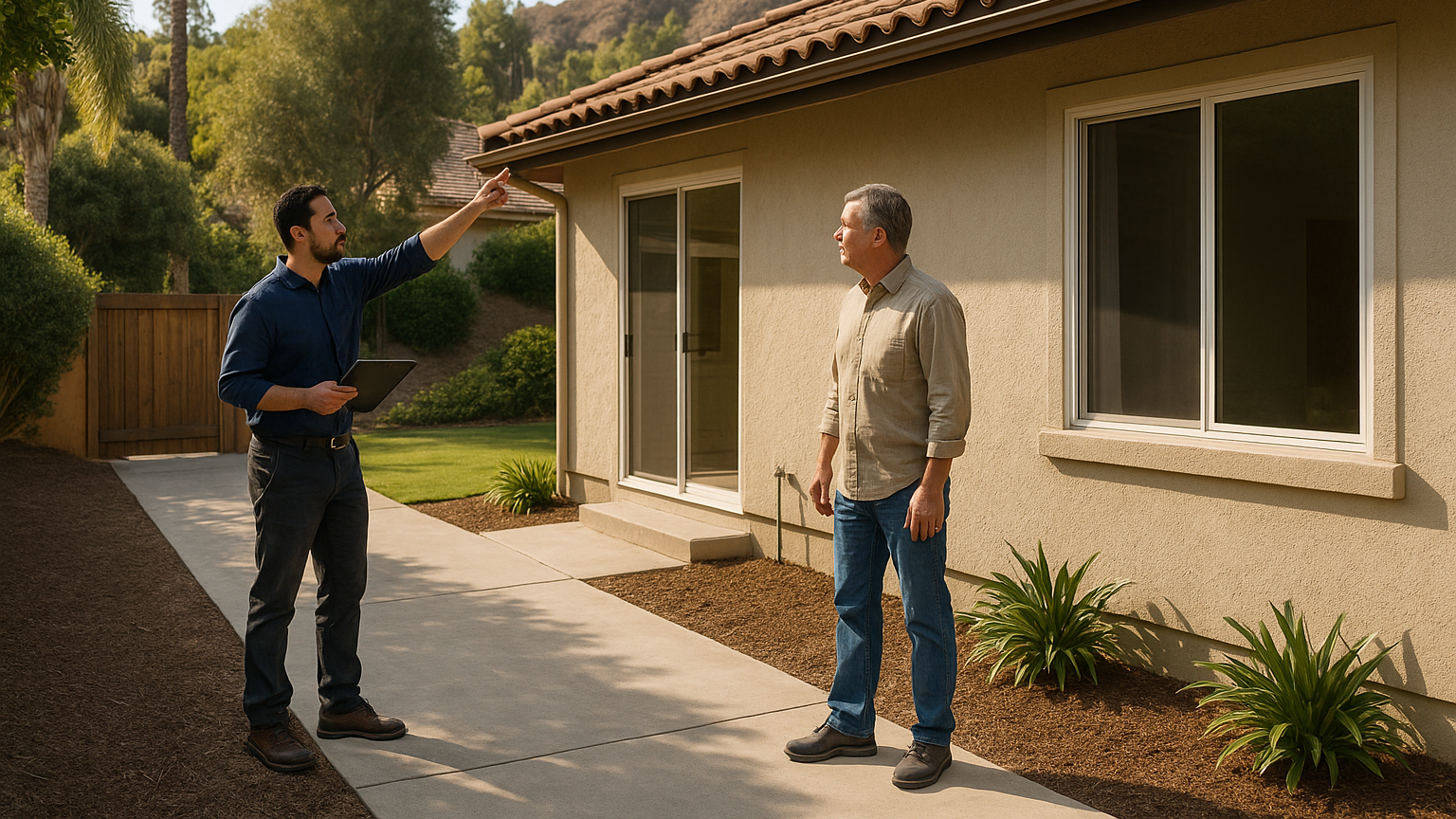 residential home inspection illustrating San Dimas home valuation signals sellers should review for DANIEL AMINI and Advent Manor Real Estate.